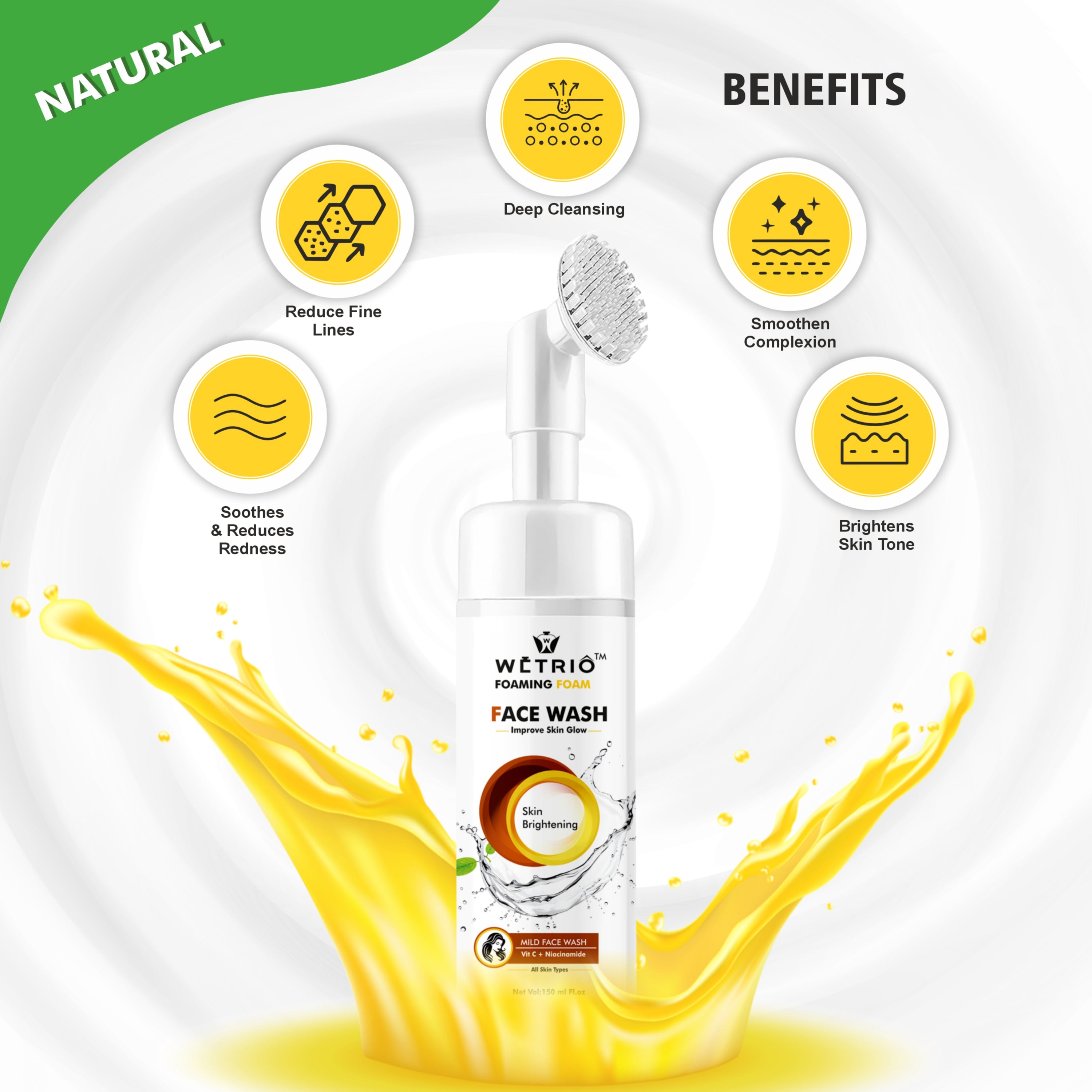 Face Wash🥰 + FREE Surprise Gift – Herbal Glow Formula🎁