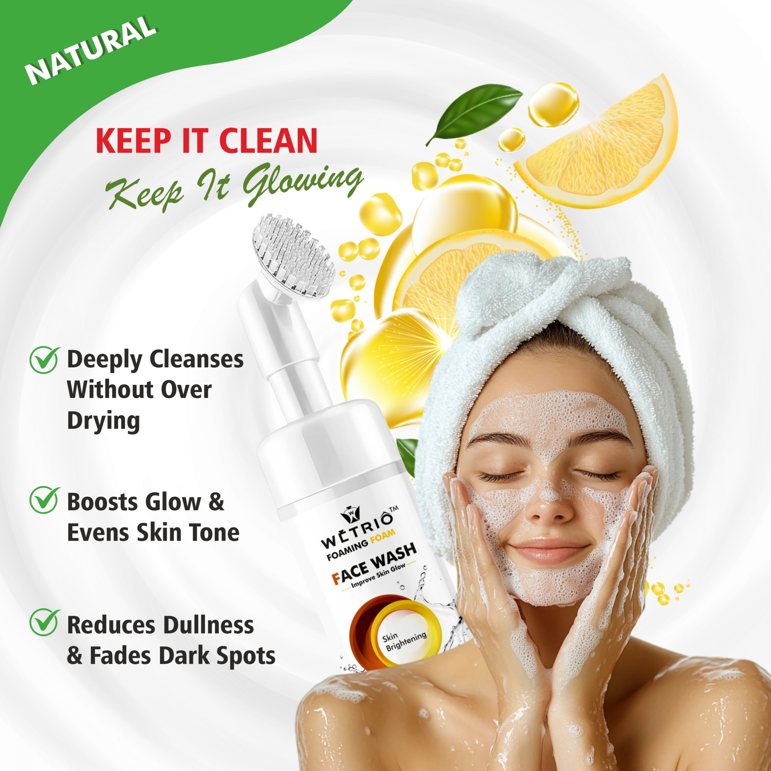 Face Wash🥰 + FREE Surprise Gift – Herbal Glow Formula🎁