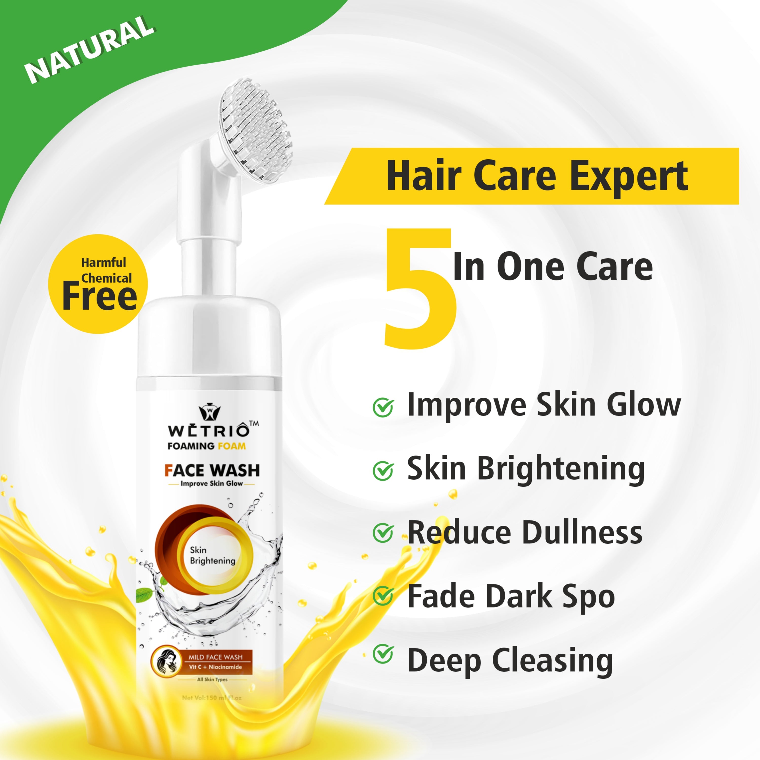 Face Wash🥰 + FREE Surprise Gift – Herbal Glow Formula🎁