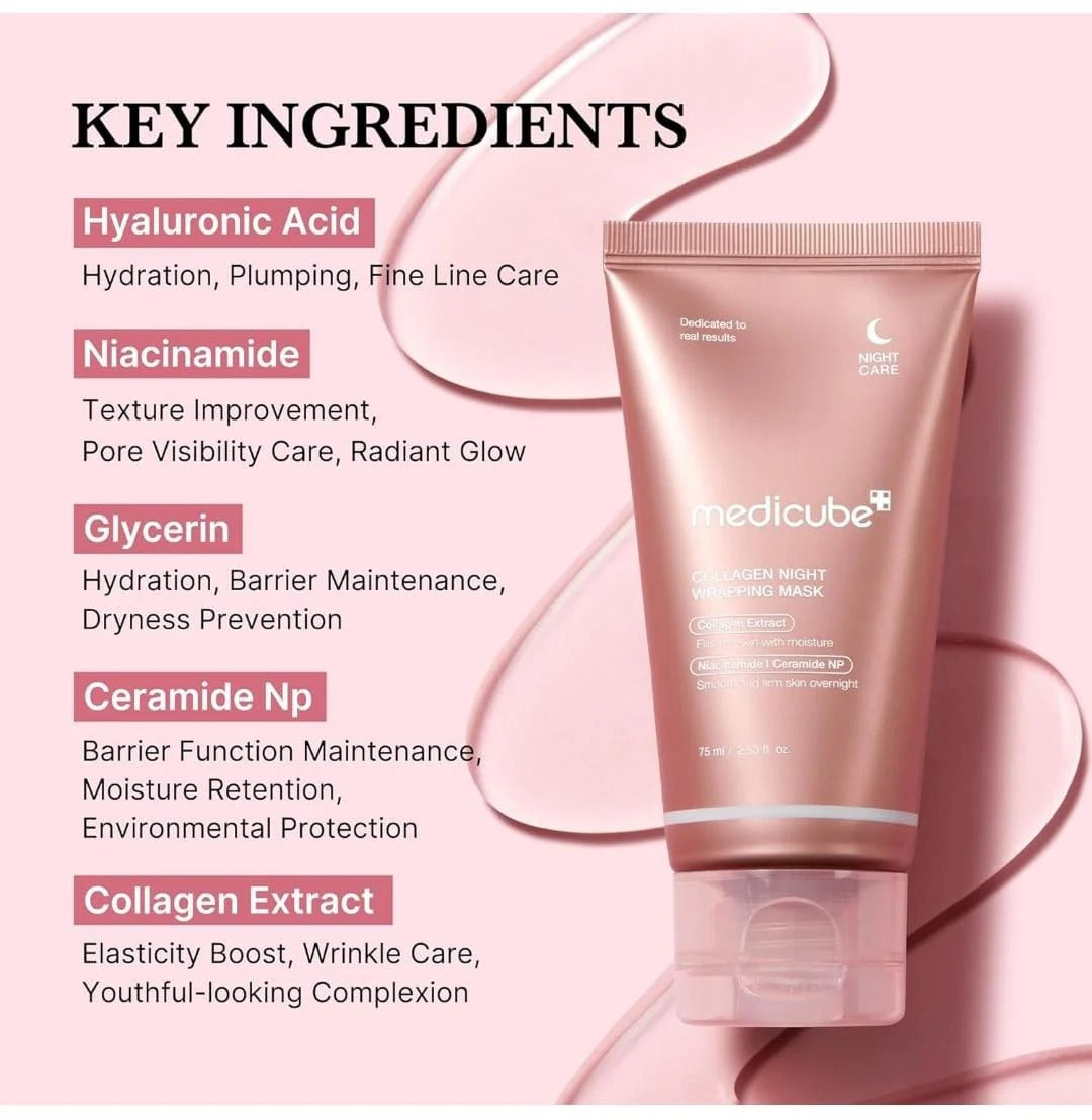 Medicube Collagen Night Wrapping Mask Pack of 2